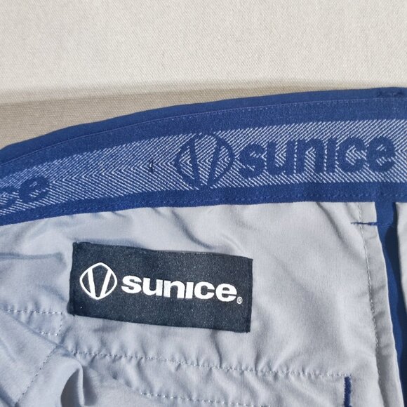 Sunice performance pants modern straight men's 36X32 blue colour elastic waist - Picture 6 of 12